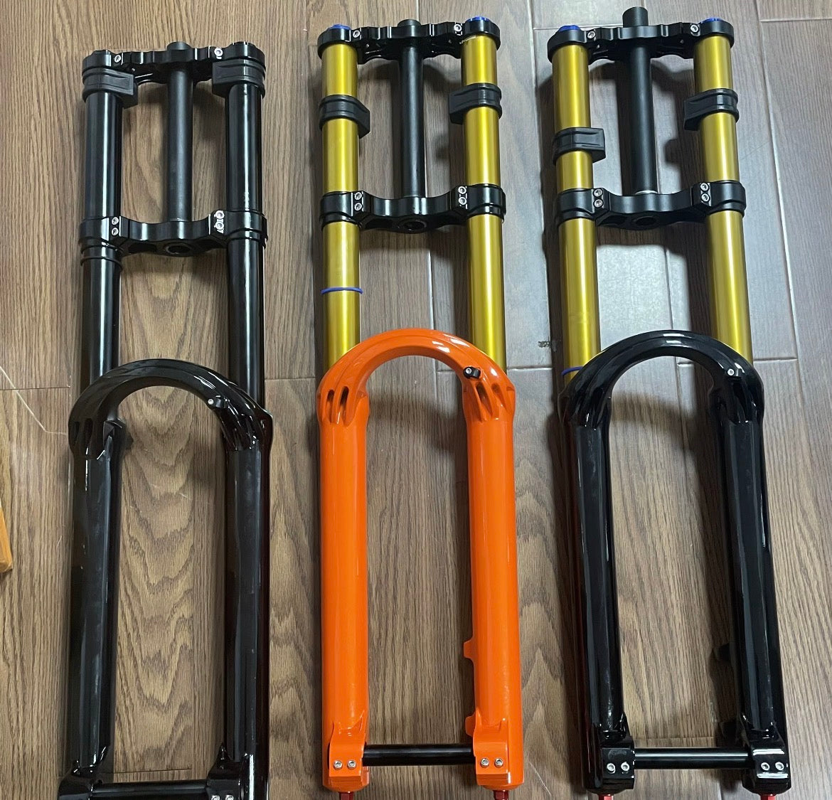 Fox 40 Style Dual-Crown Forks for E-Moto